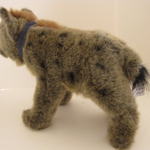 Incredible Petables Plush Spotted Hyena Wild Dog Stuffed Animal Toy Tan Black - Picture 4 of 8